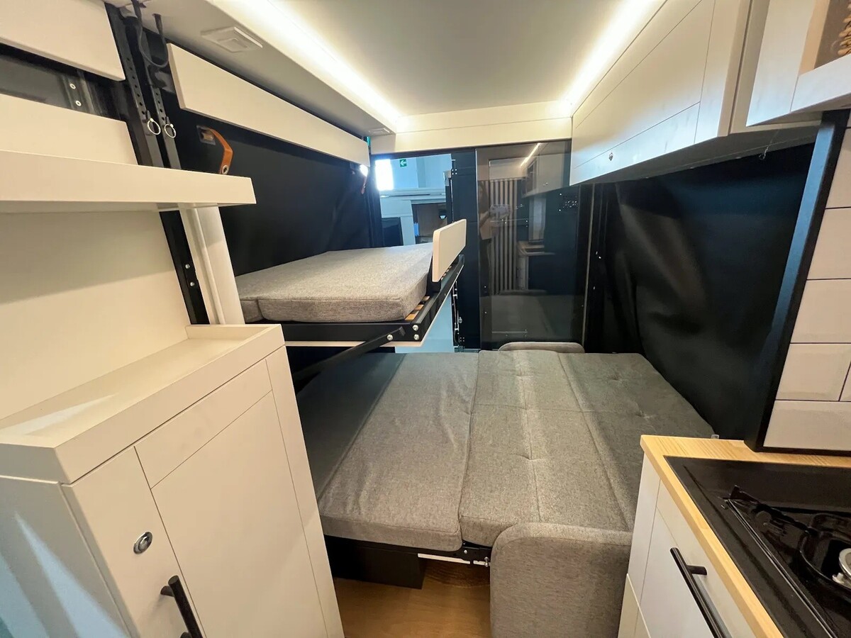 vancubic camper modules turn your cargo van into a modern house on wheels in just an hour 21