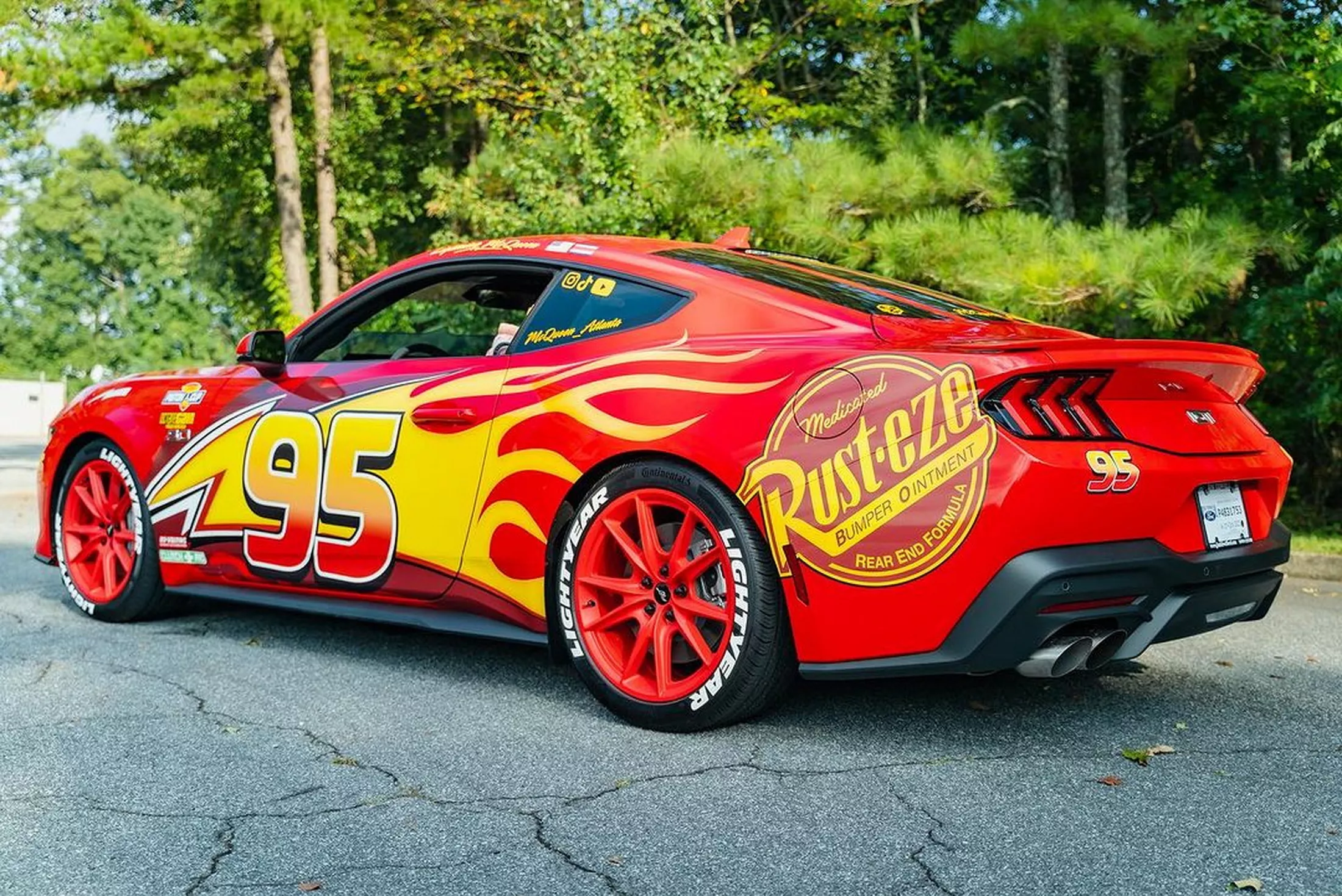 2024 Ford Mustang Lighting McQueen Atlanta 2