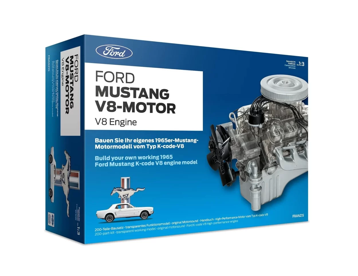 Kit Motore Mustang V8 in scala 1:3