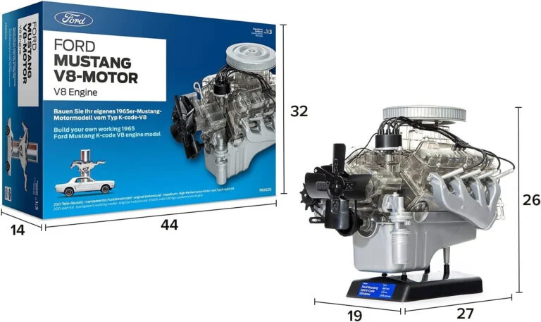 Ford Mustang V8 Engine Model Kit 4 768x457 1