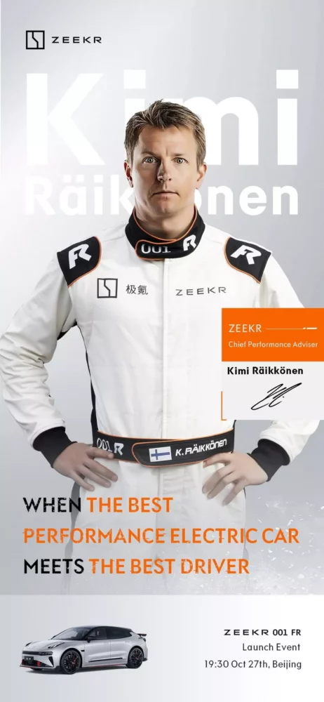 Raikkonen e la Zeekr