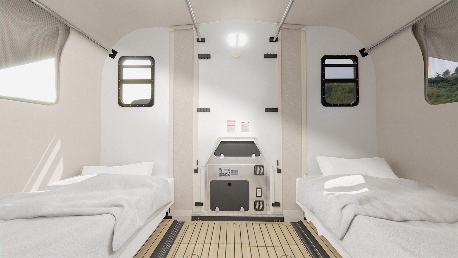 camp365 t model is a modern truck bed camper specifically designed for electric pickups 8