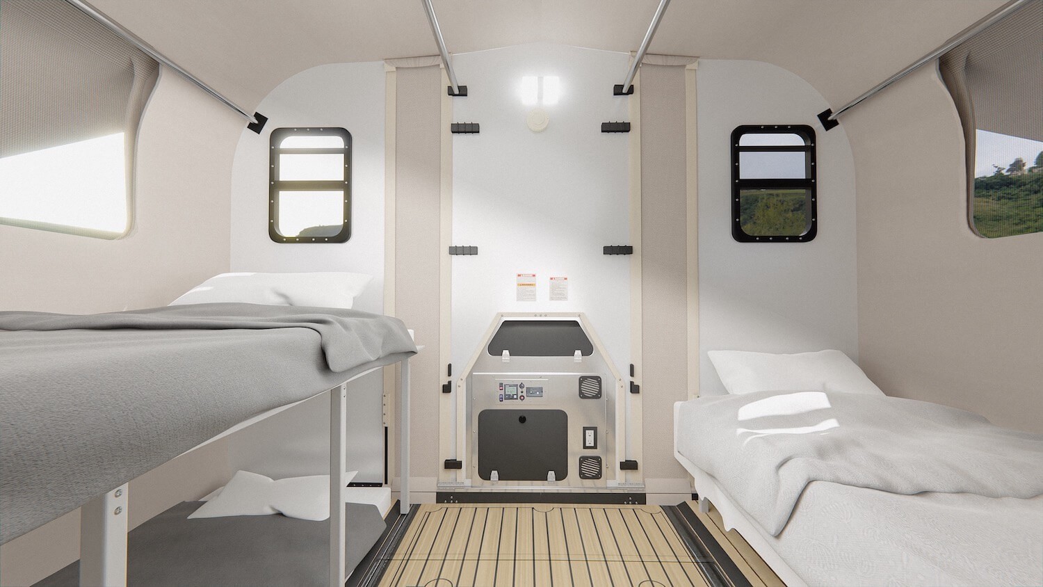 camp365 t model is a modern truck bed camper specifically designed for electric pickups 9