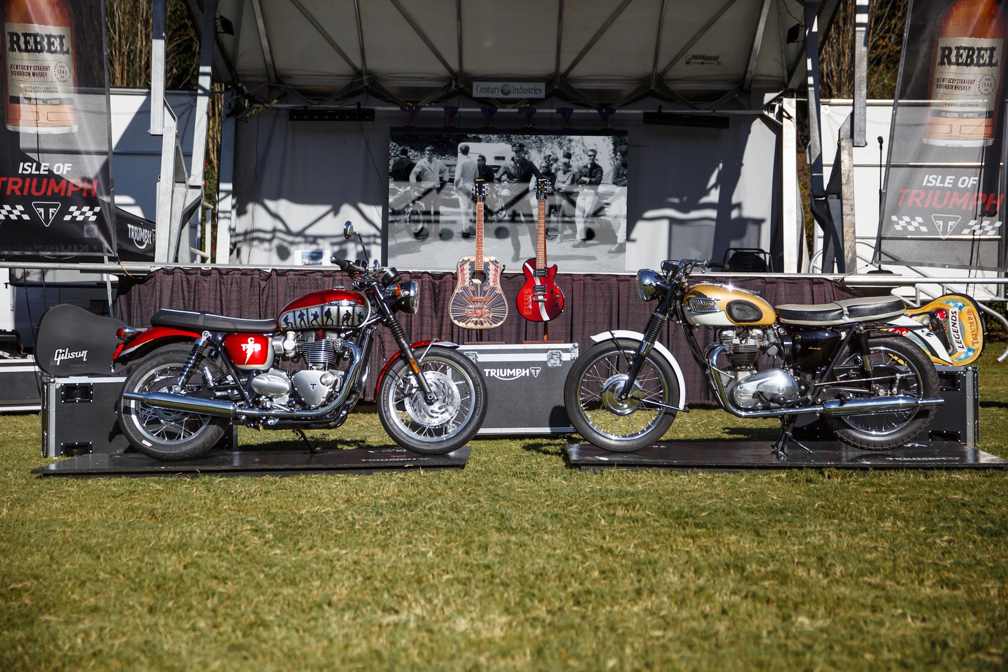 the myth of the elvis presley lost triumphs gives way to a very special t120 bonneville 20