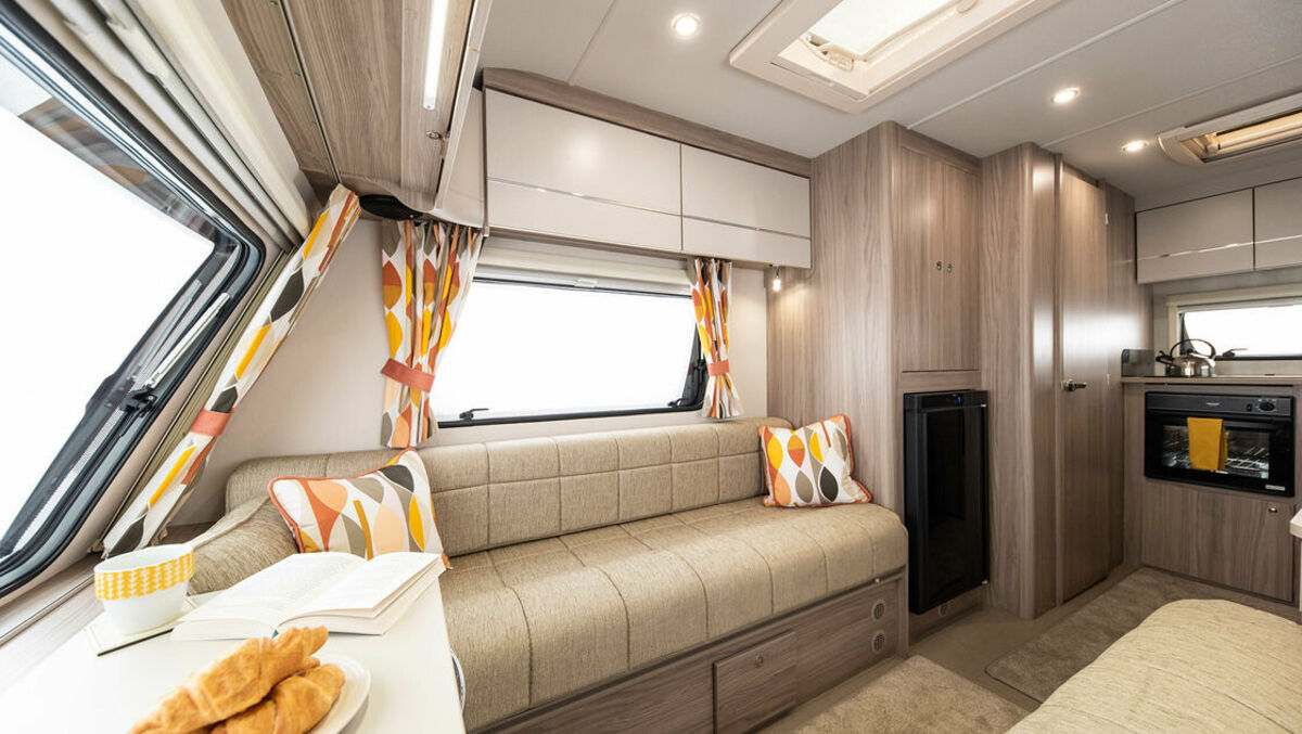 the xplore 422 travel trailer is tailor made for couples who want comfort and space 4