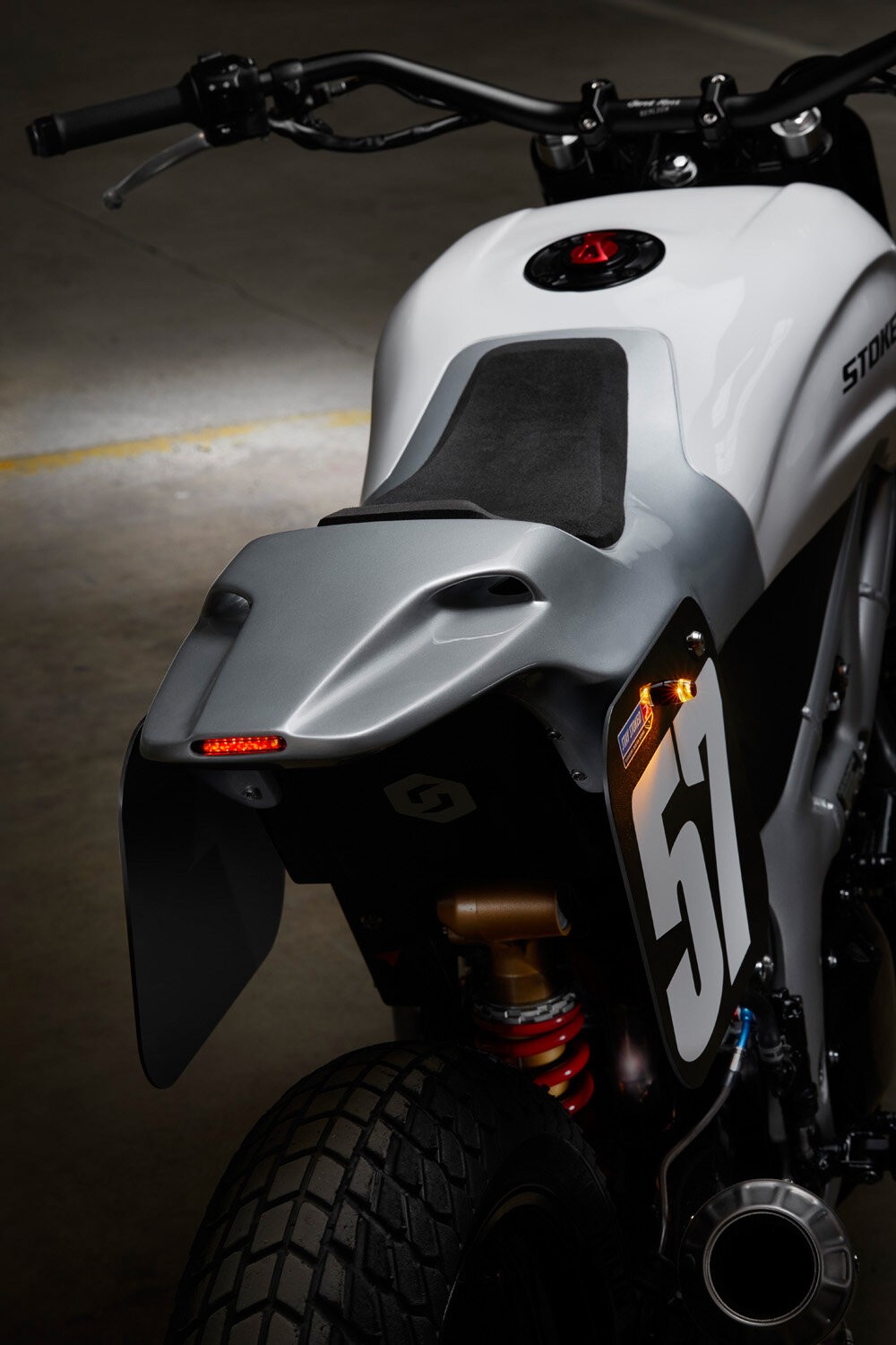 this suzuki sv650 street tracker doesnt need a vibrant colorway to stand out 7