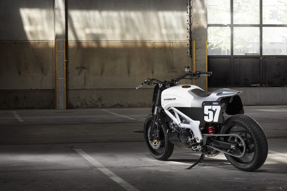 this suzuki sv650 street tracker doesnt need a vibrant colorway to stand out 8