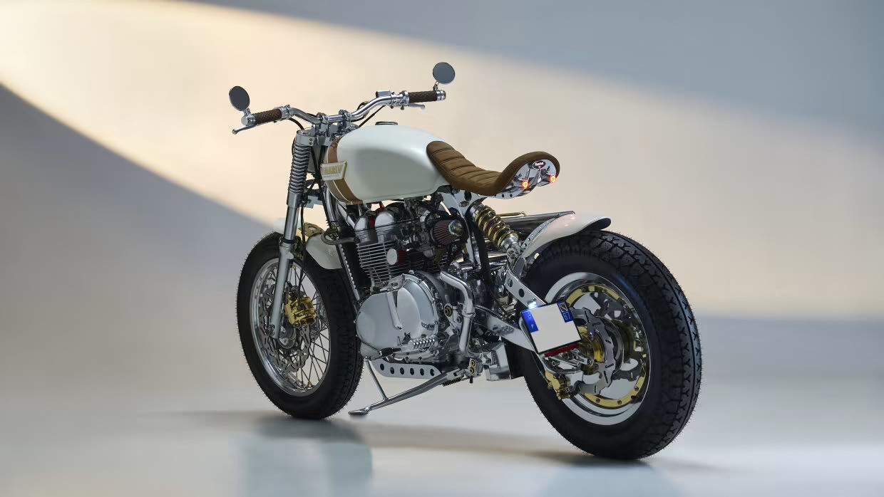 triumph bonneville phantom is way cooler than words could even begin to