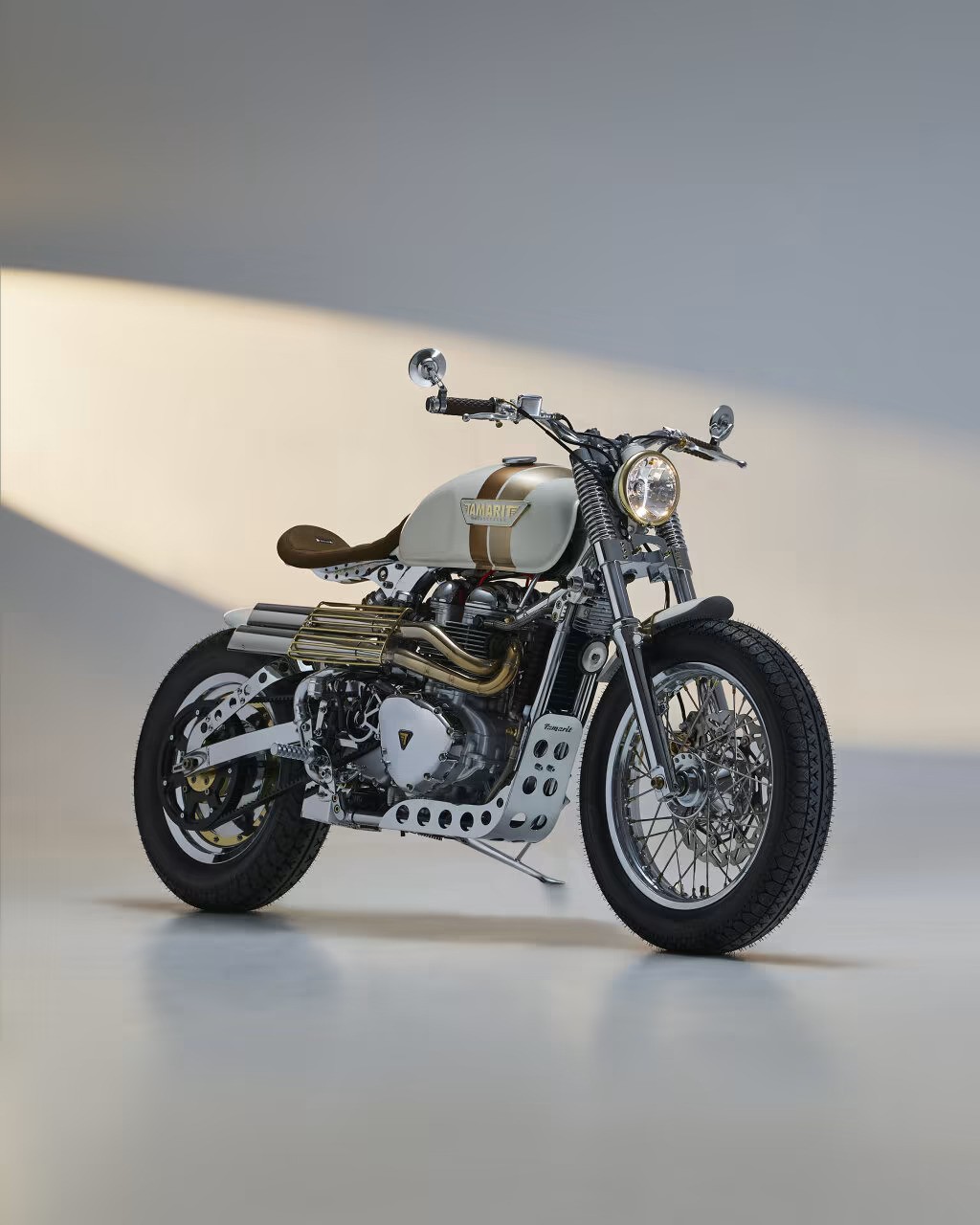 triumph bonneville phantom is way cooler than words could even begin to