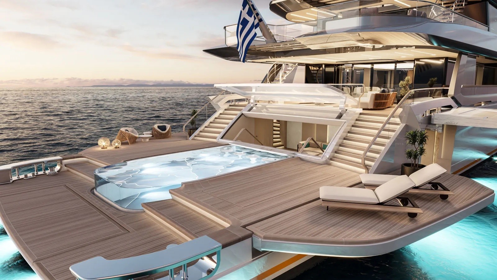vesper superyacht concept is all about alfresco living and a deep connection with the sea 4