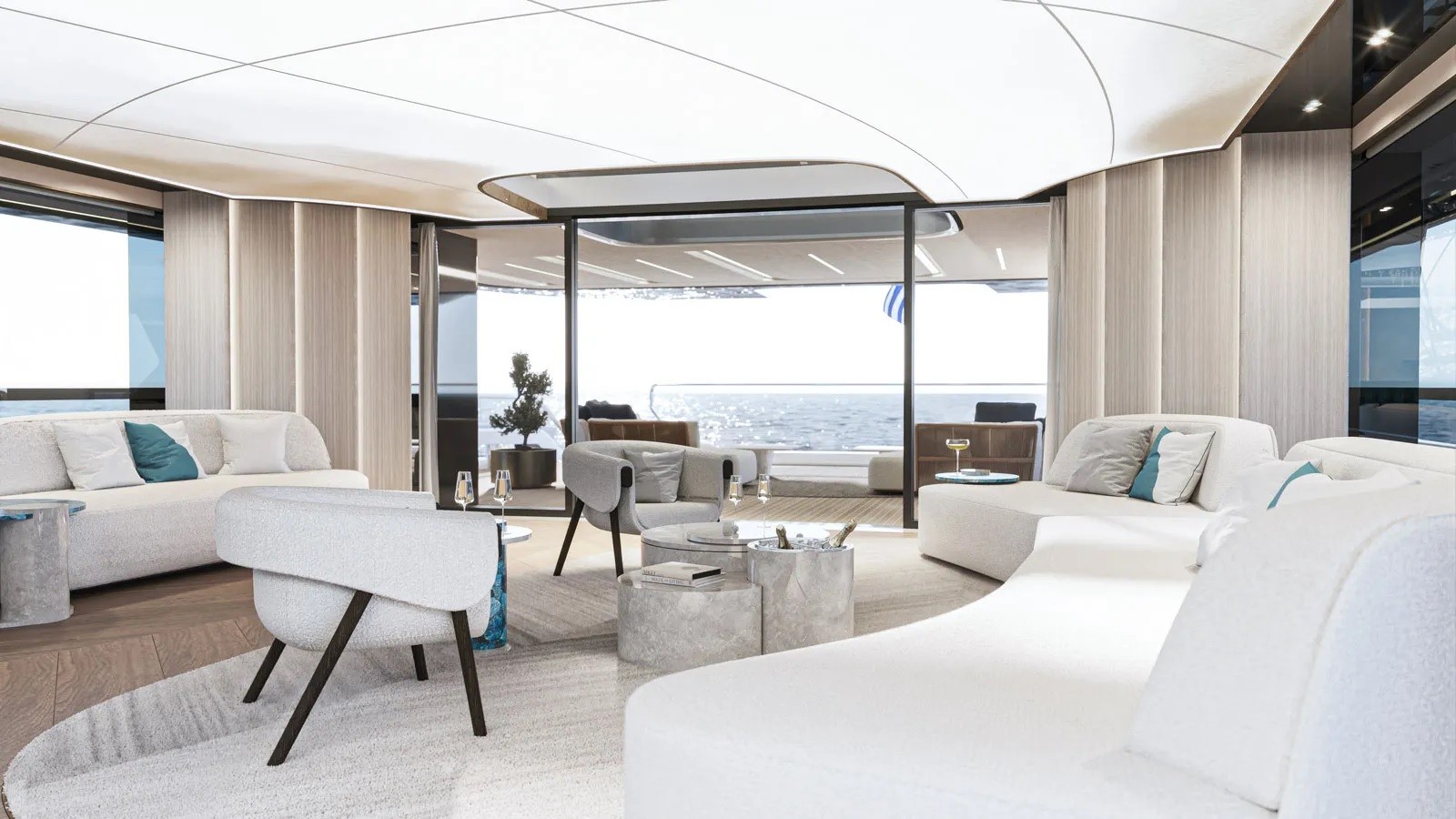 vesper superyacht concept is all about alfresco living and a deep connection with the sea 8
