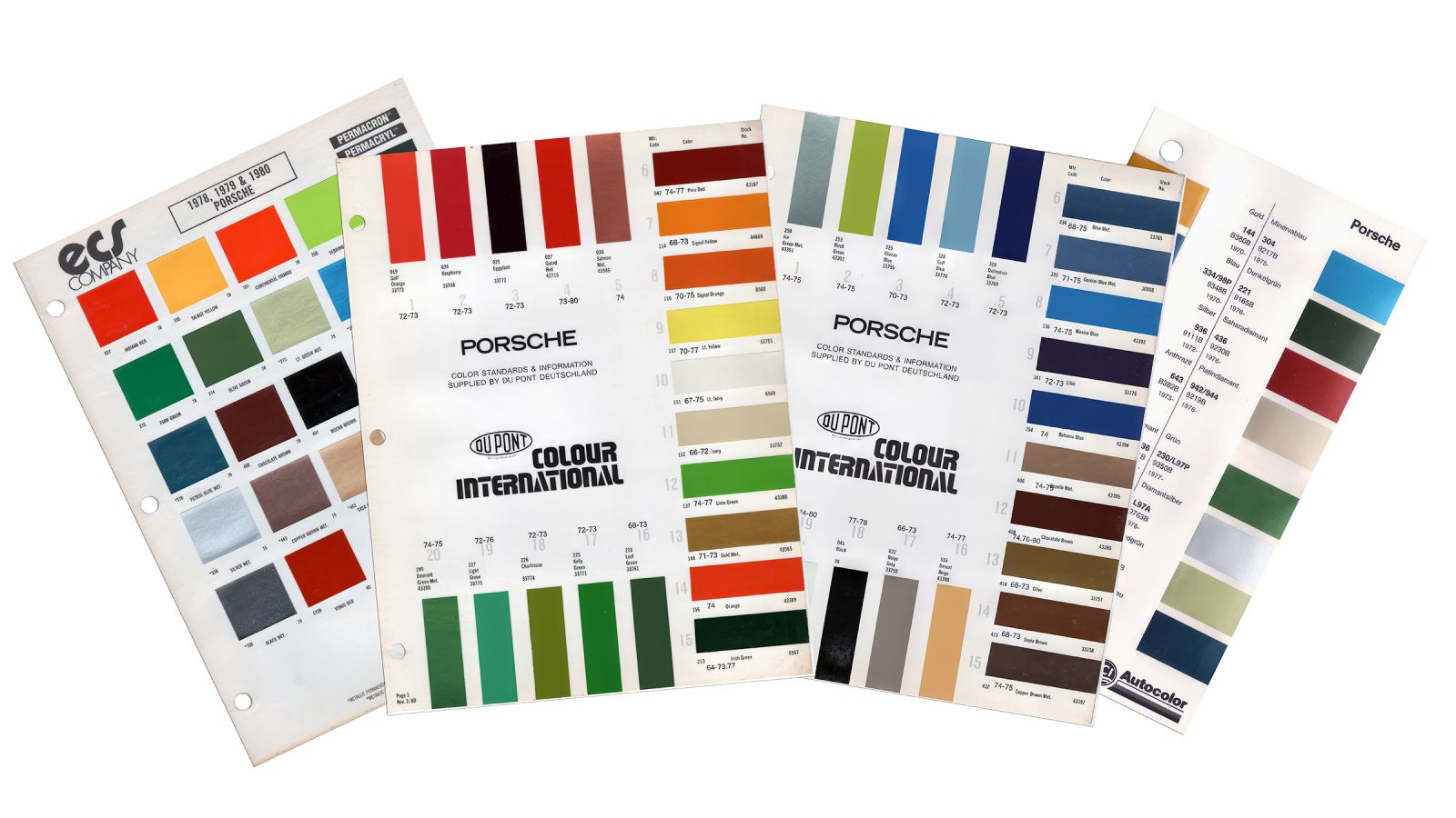 IMAGE 8 Porsche Paint Chip Samples