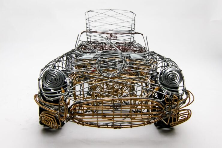 Jaguar E Type Wire Frame Sculpture 16 740x493 1