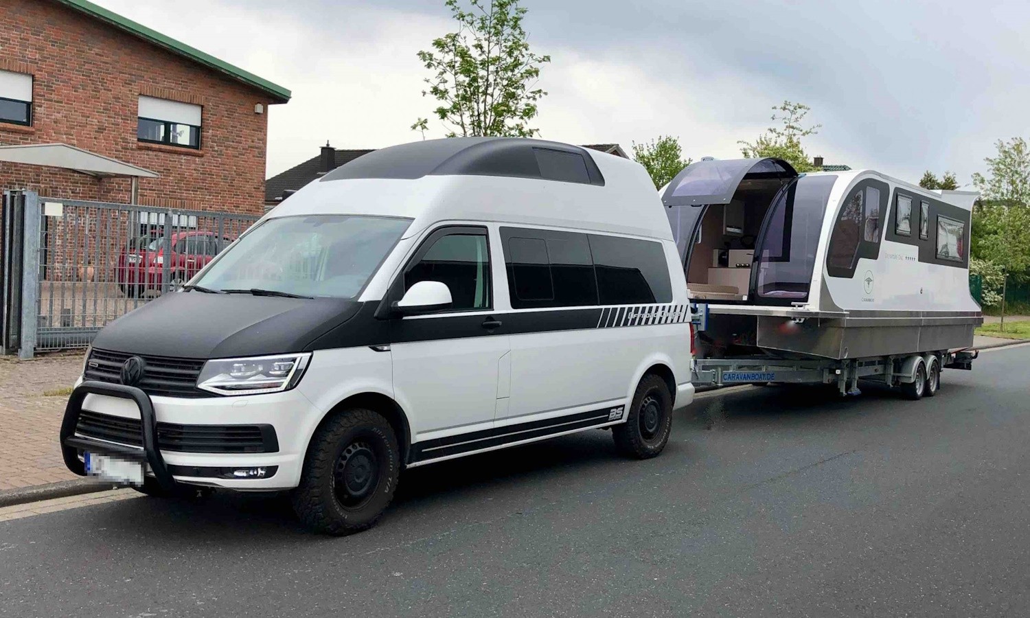 caravanboat departure one is a luxury travel trailer that doubles as a houseboat 5