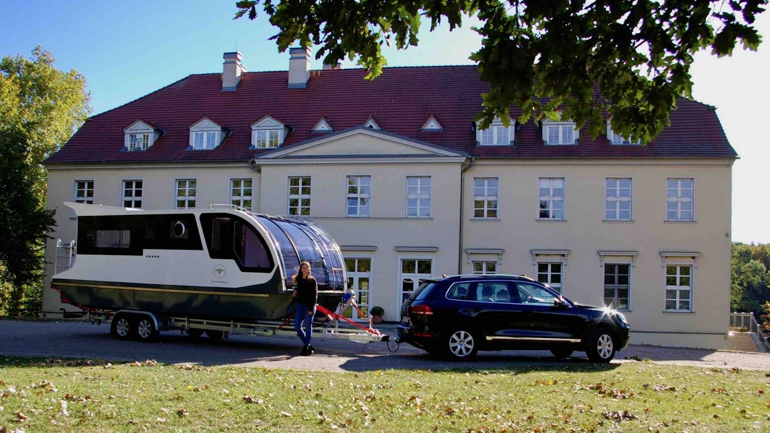 caravanboat departure one is a luxury travel trailer that doubles as a houseboat 7