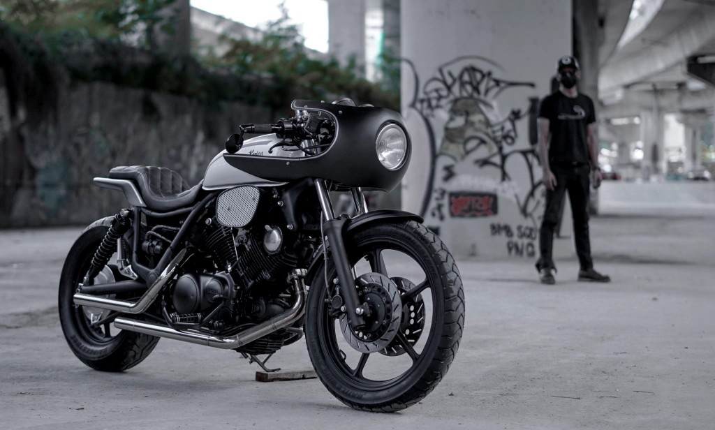 one off yamaha virago 1100 cafe racer has a sporty allure and room for two 4