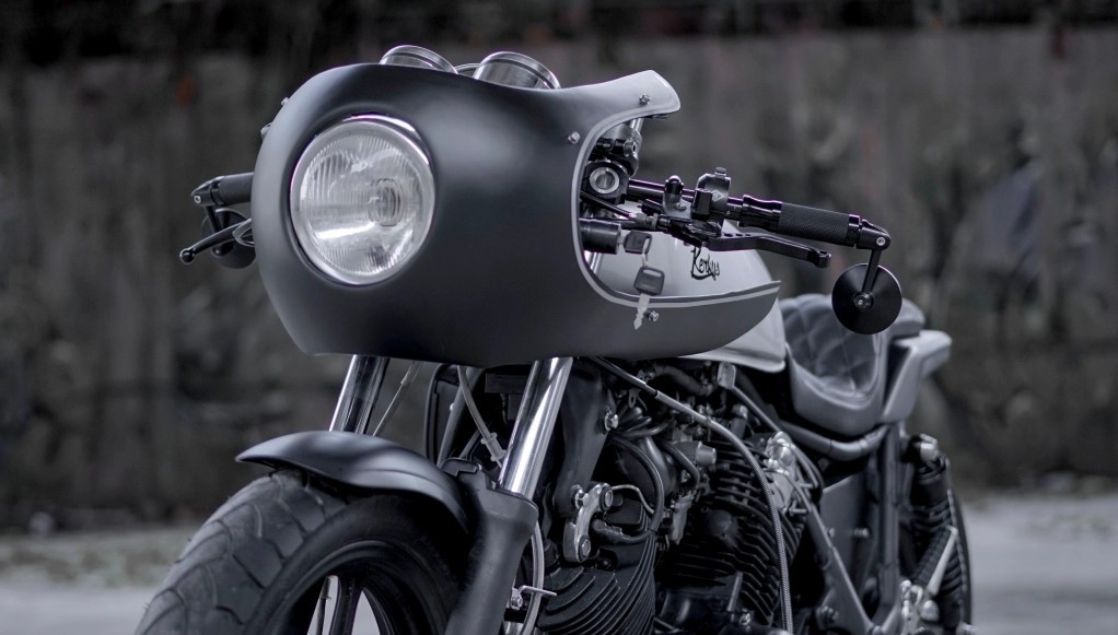 one off yamaha virago 1100 cafe racer has a sporty allure and room for two 5