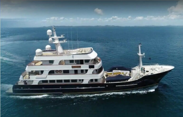 the twenty year old big aron is a no nonsense expedition yacht 224619 1