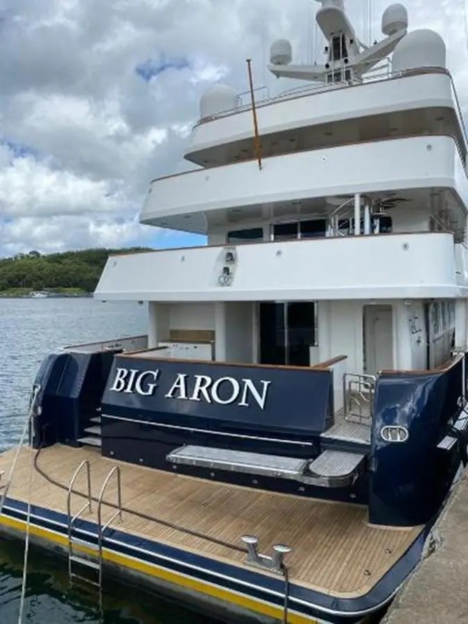 the twenty year old big aron is a no nonsense expedition yacht 10