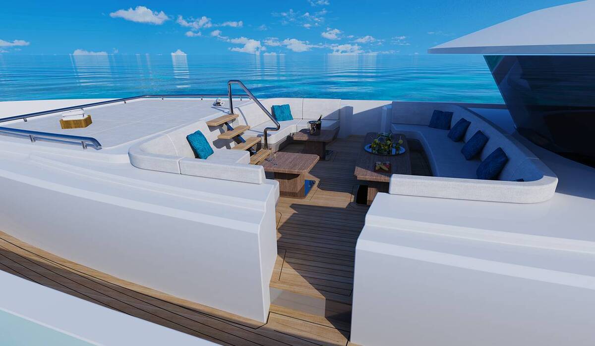 this american made superyacht stands out with one of a kind atrium and infinity deck 4