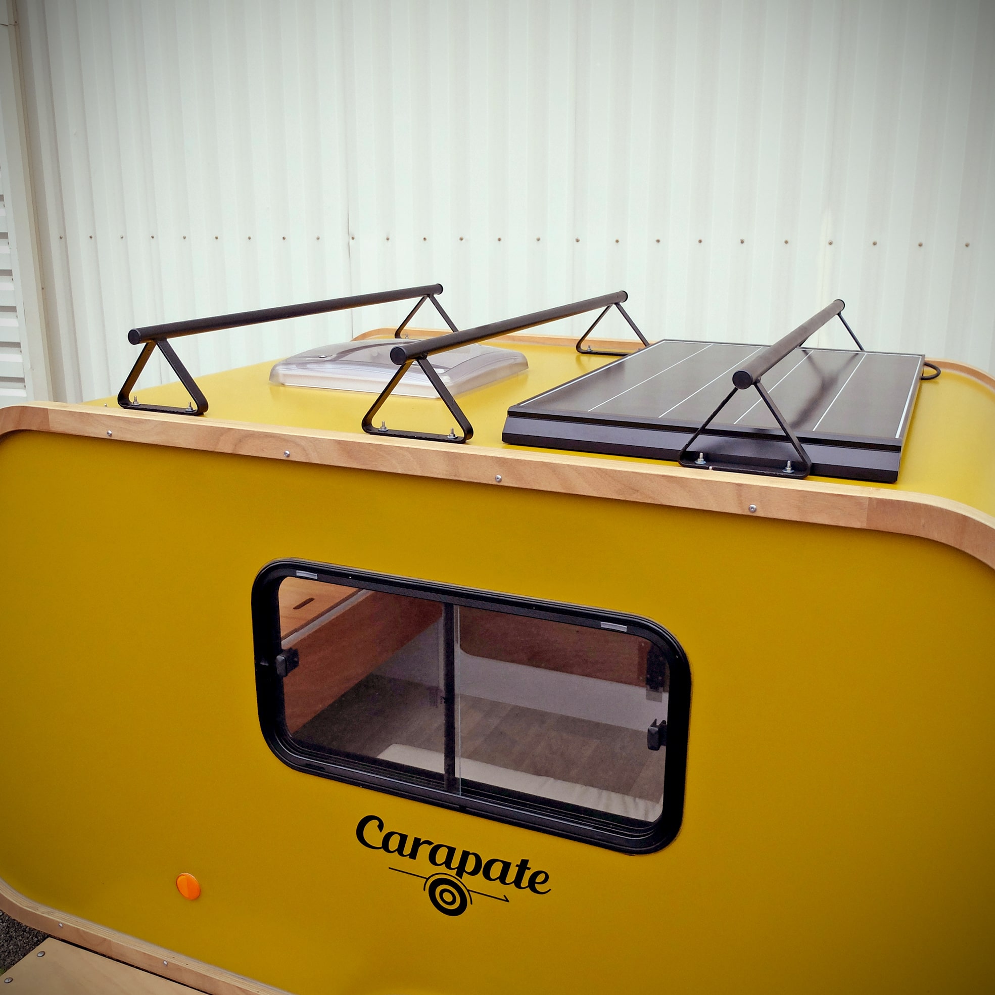 this compact teadrop trailer aims for maximum versatility very chic design 13