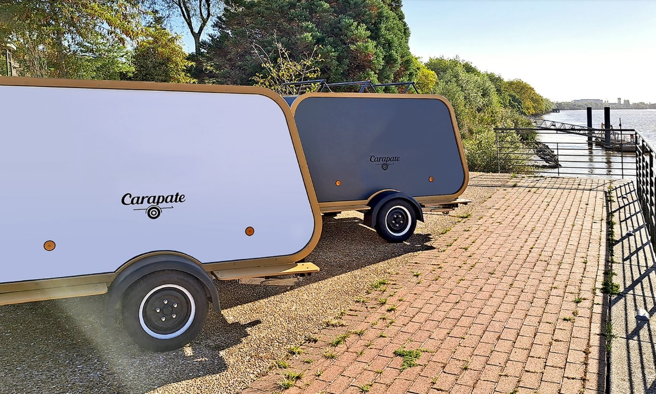 this compact teadrop trailer aims for maximum versatility very chic design 3