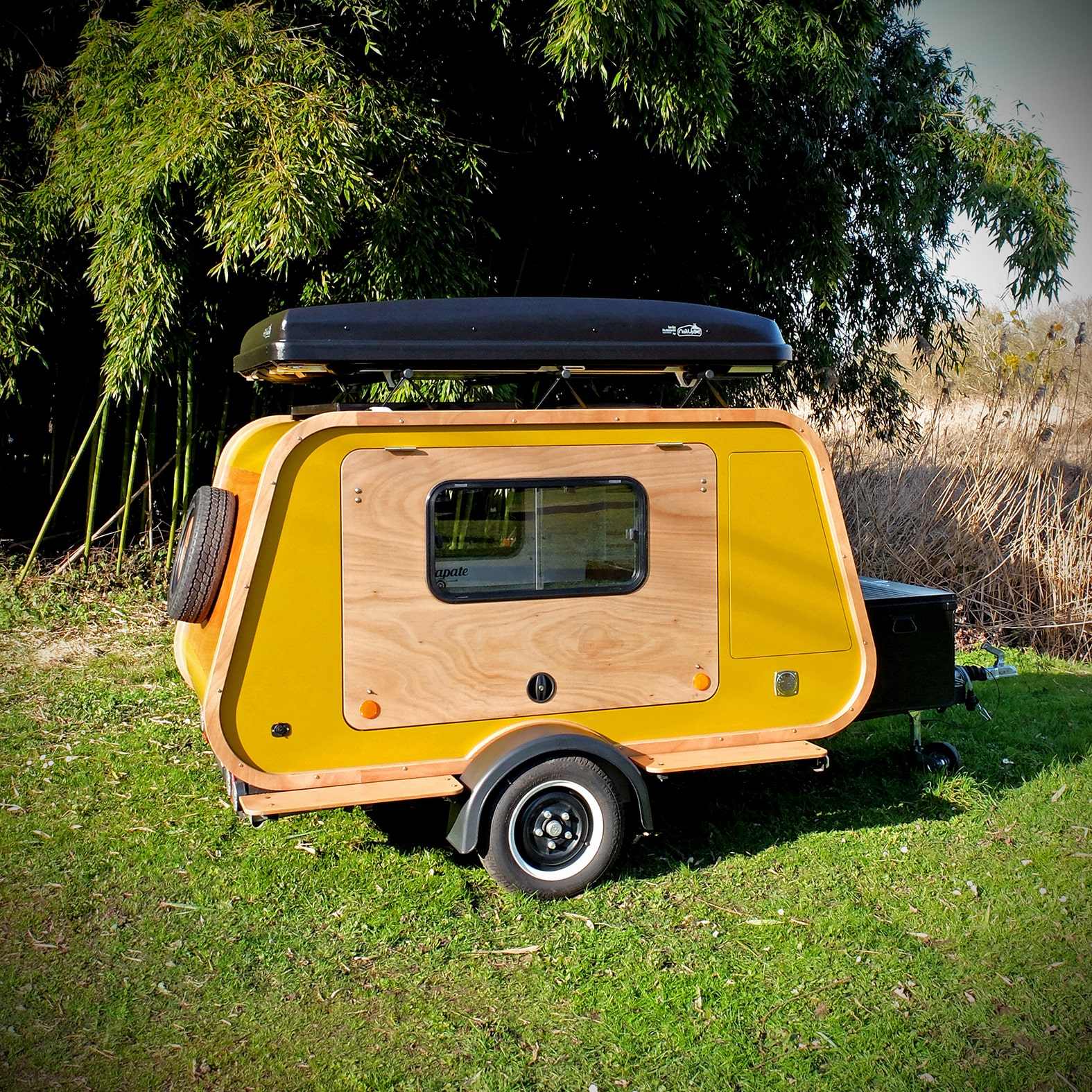 this compact teadrop trailer aims for maximum versatility very chic design 6