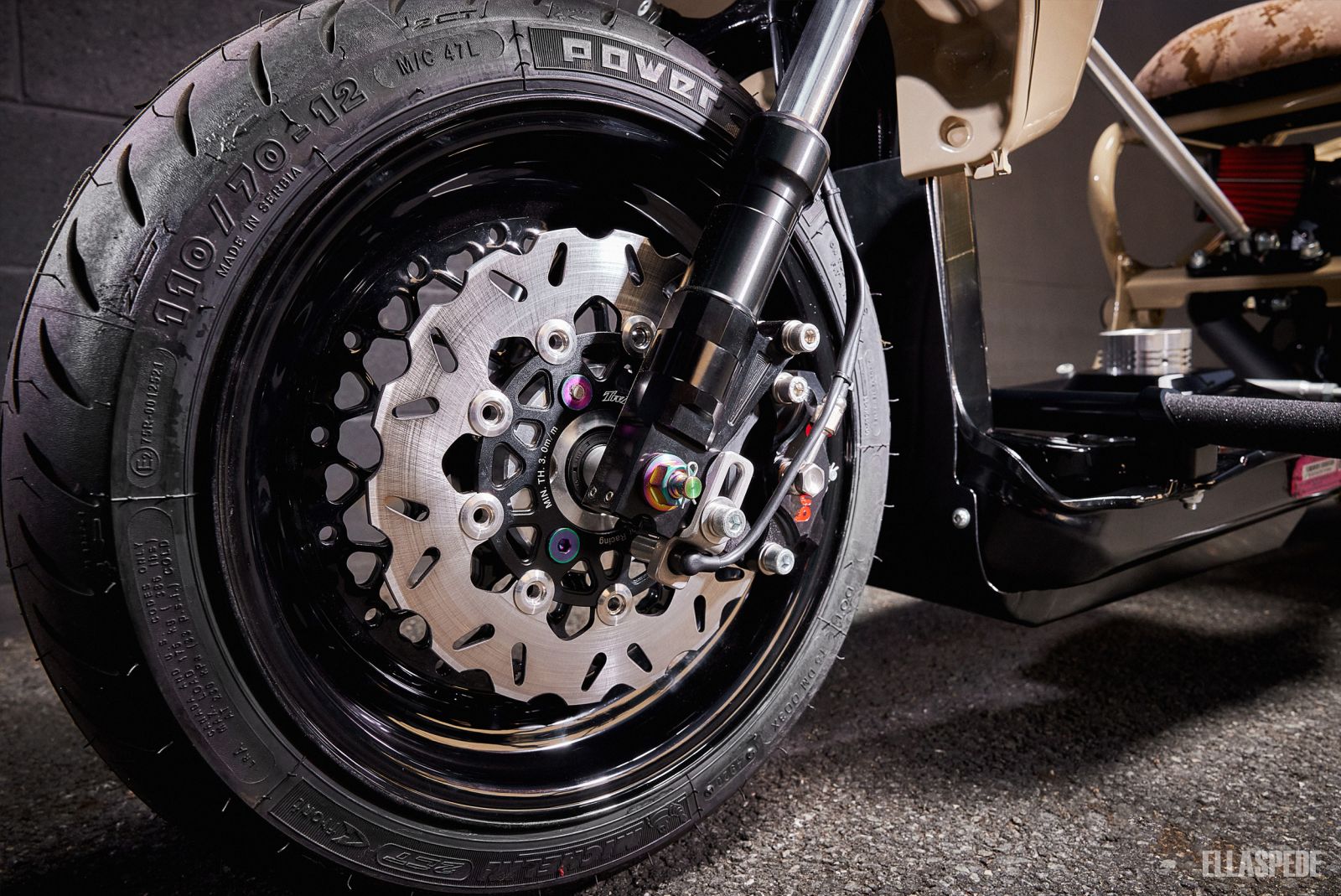 this zany custom honda ruckus is stretched slammed and adorably impractical 10
