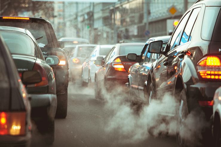 traffico auto smog