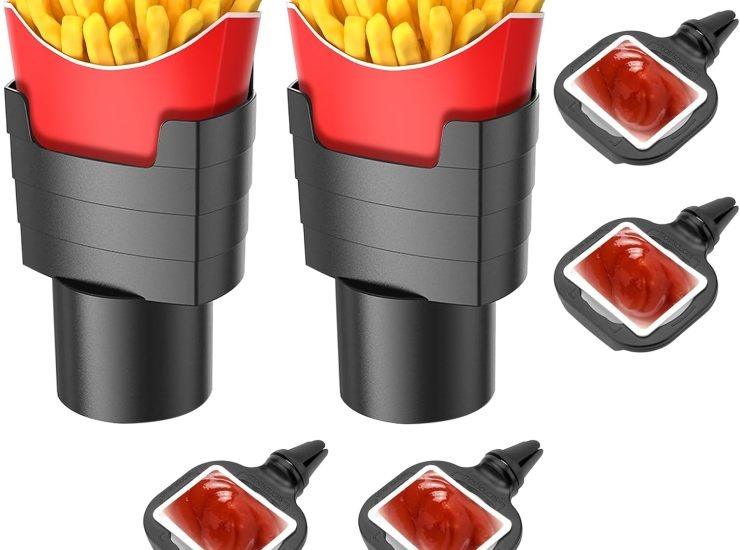 Accesorios de comida para el coche. 